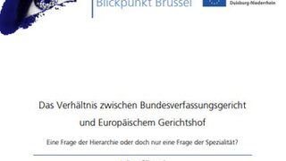 Verhältnis Bundesverfassungsgericht Europäischem Gerichtshof