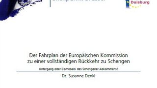 Der Fahrplan der Europäischen Kommission zu einer vollständigen Rückkehr zu Schengen