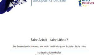 Faire Arbeit - faire Löhne?