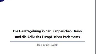 Die Gesetzgebung in der Europäischen Union und die Rolle des Europäischen Parlaments