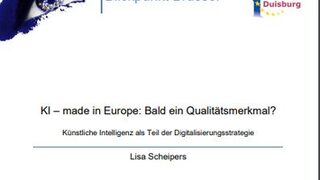 KI – made in Europe: Bald ein Qualitätsmerkmal?