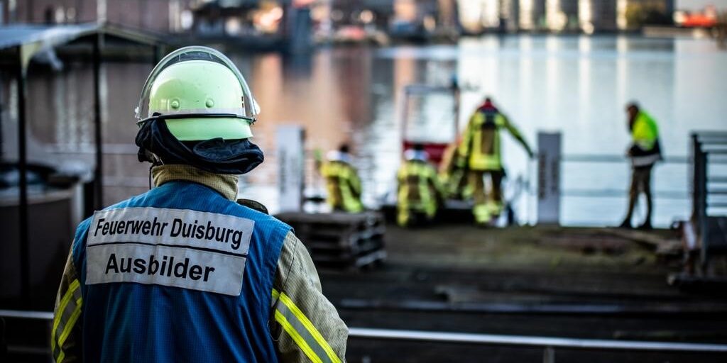 Feuerwehrübung Innnehafen