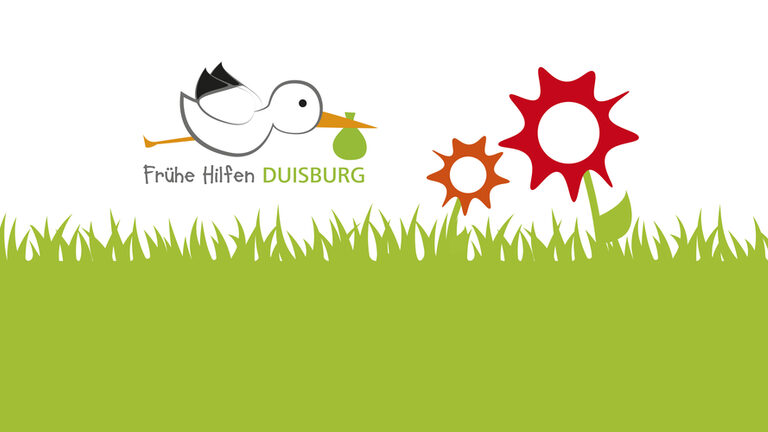 Headergrafik Storch Logo Frühe Hilfen