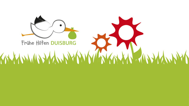 Headergrafik Storch Logo Frühe Hilfen