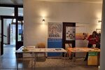 Informationsstand zum Tag der Kriminalitätsopfer in der Marienkirche Duisburg