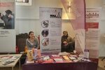 Der Stand des Runden Tisches "Gewaltschutz für Duisburg" zum Tag der Kriminalitätsopfer in der Marienkirche Duisburg