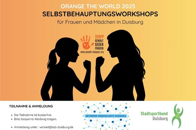 Flyer zu Selbstbehauptungstrainings
