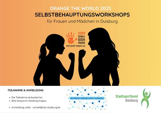 Flyer zu Selbstbehauptungstrainings