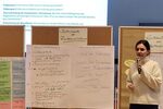 Alexandra Cimbal stellt die Ergebnisse von Thementisch 5 vor
