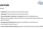Die fünf Thementische