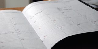 Ein Terminkalender