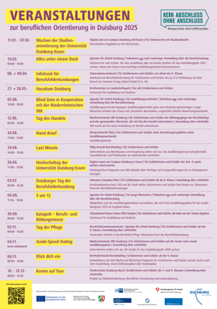 Veranstaltungsplakat 2025