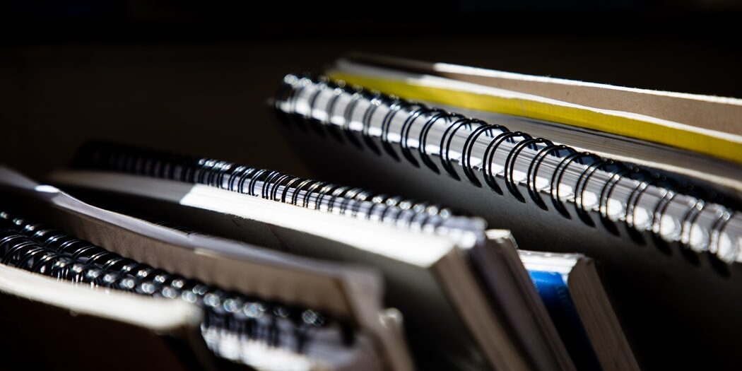 Materialien und Order mit Informationen