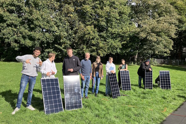 Workshop vom Projekt PV2School an der Alfred-Adler-Schule