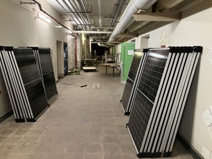 Eingelagerte PV2School-Anlagen