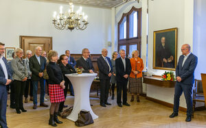 Verleihung Mercator Ehrennadel 2024 an Reinhold Kube