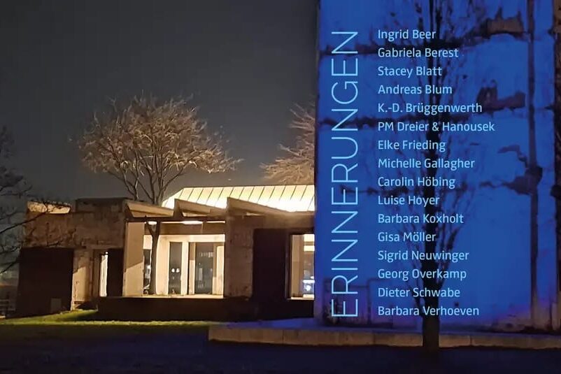 Ausstellung Erinnerungen Flyer