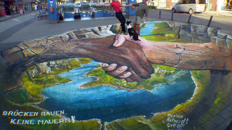 Streetart von Marion Ruthardt und Gregor Wosik