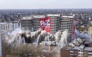 Sprengung weißer Riese