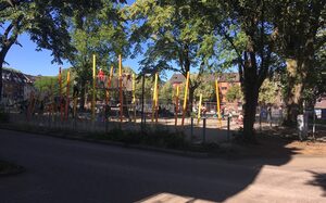 Spielplatz nach Eröffnung