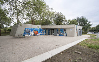 Jugendzentrum "Das Blaue Haus" an der Sedanstraße in Duisburg-Hochfeld
