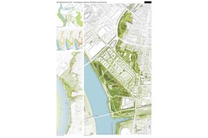 Entwurf LAND Germany, Düsseldorf mit sceneA‘tecture, Düsseldorf Blatt 1