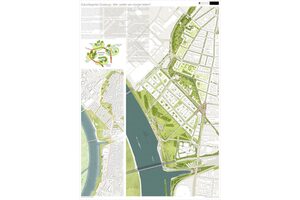 Entwurf studio grüngrau, Düsseldorf mit Molestina Architekten + Stadtplaner, Köln Blatt 1