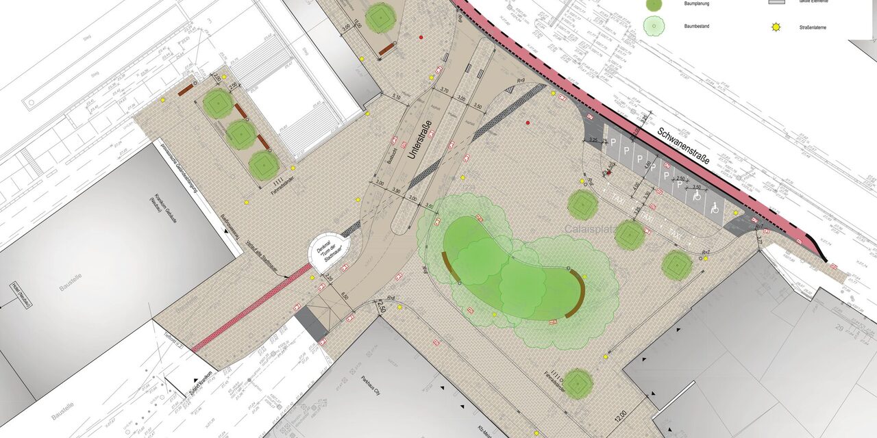 Entwurf Lageplan Calaisplatz