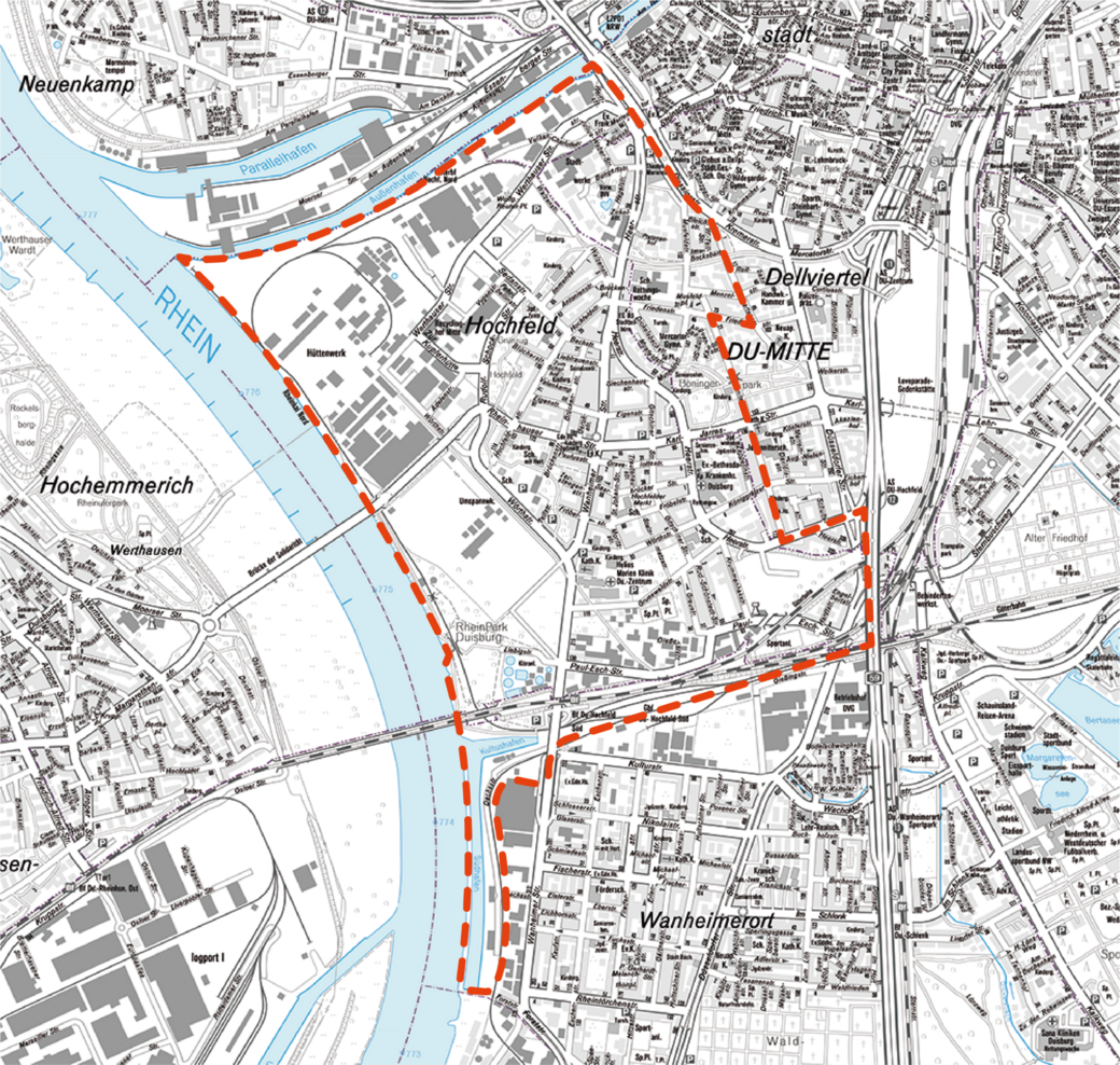 Abgrenzung Programmgebiet