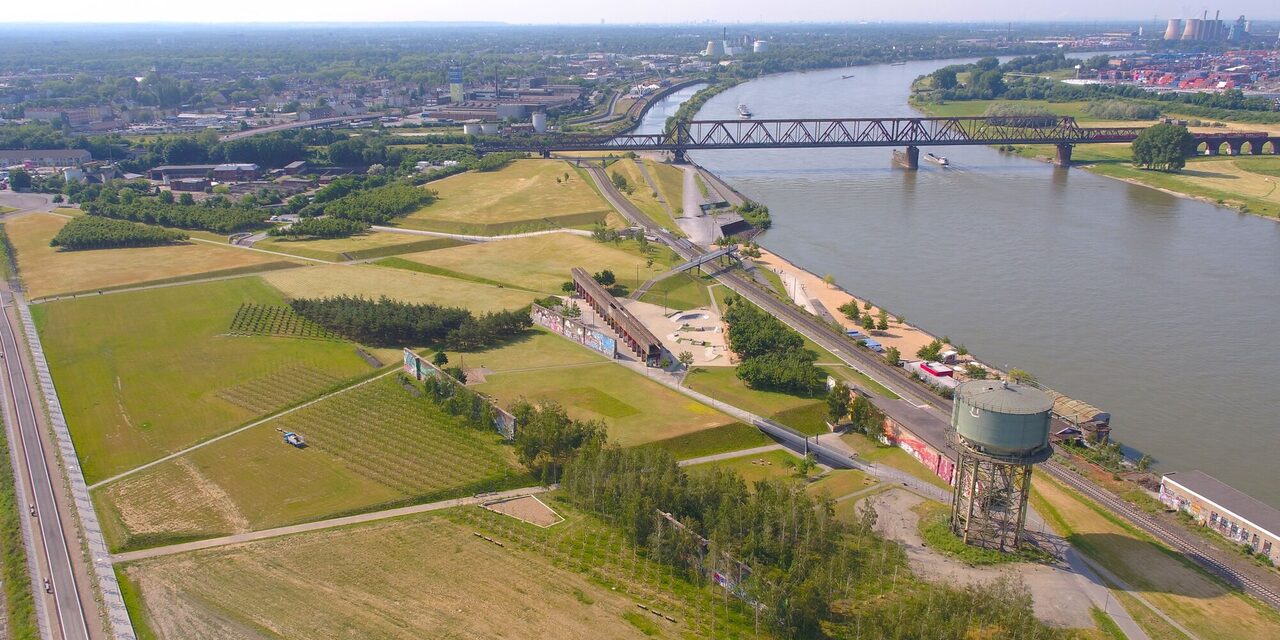 Blick über RheinPark