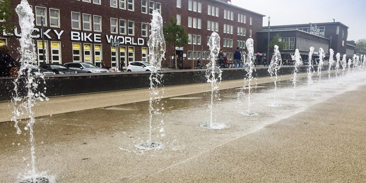 Brunnen am Bahnhofsvorplatz