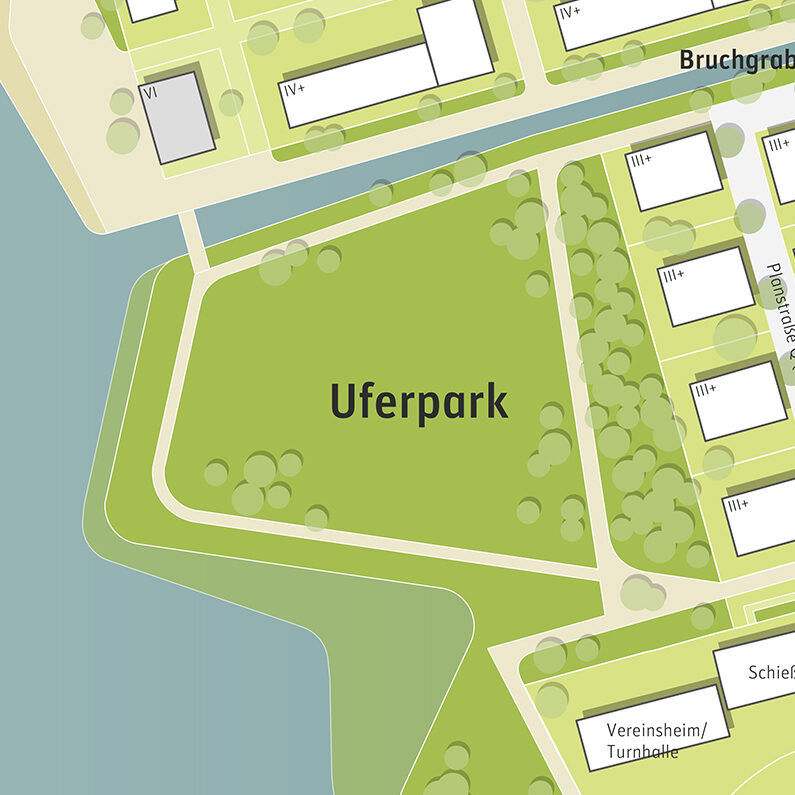 Planansicht Uferpark