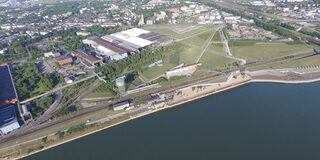 Luftbild des Gebiets