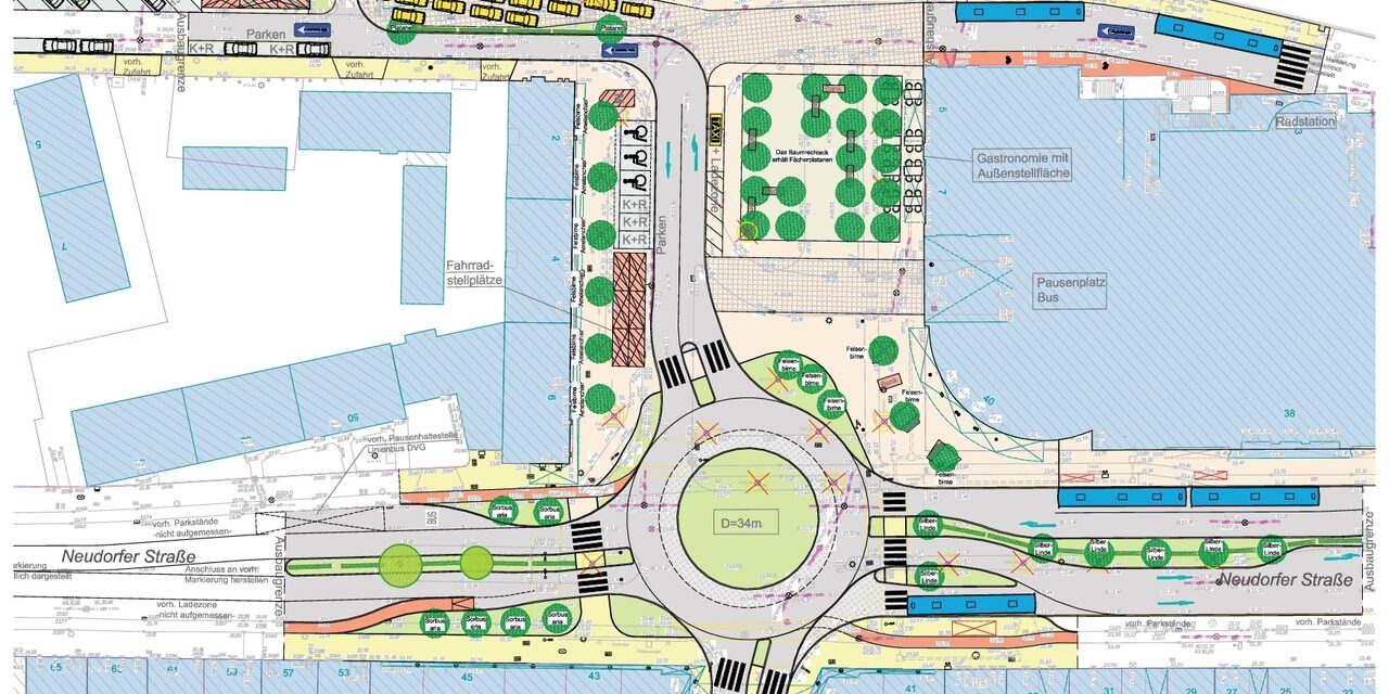 HBF Osteingang - Entwurfsplanung