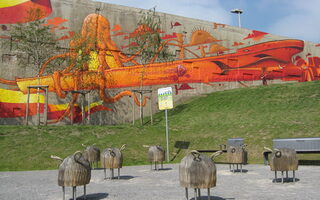 Rheinpark Graffiti