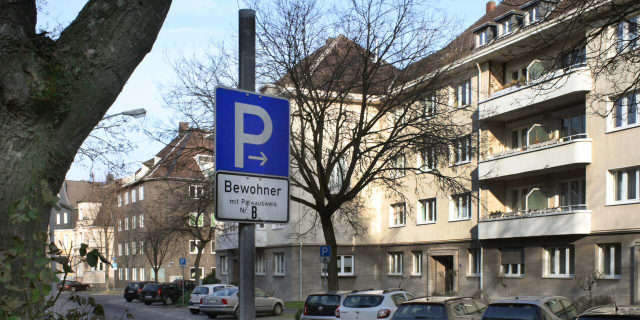 Bewohnerparkschild