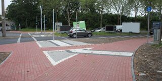 Neuer Radweg auf dem Kalkweg/Sternbuschweg