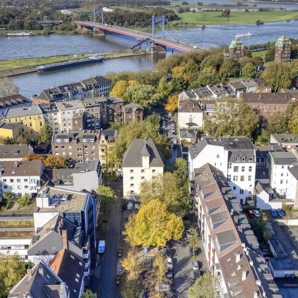 Neumarkt Ruhrort Luftaufnahme