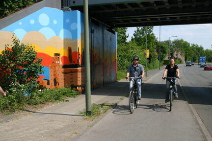 Bild von einem "anderen" Radweg