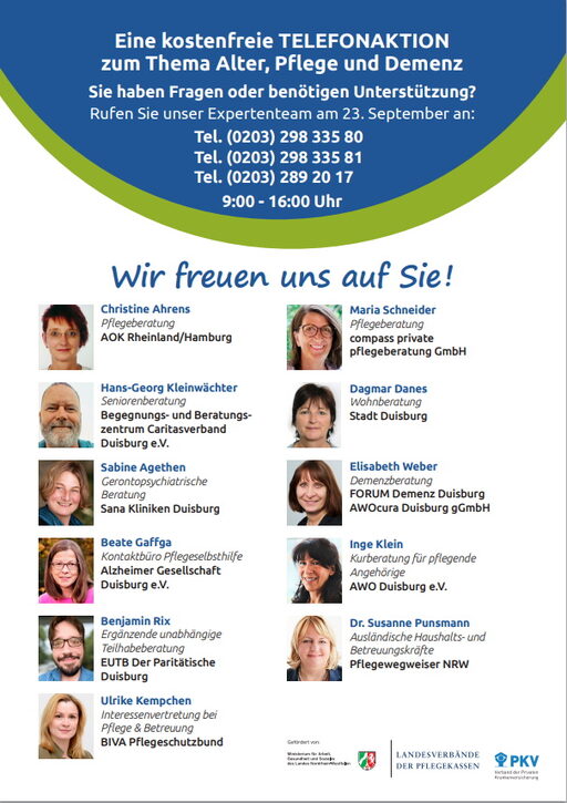 Telefonaktion Leben im Alter