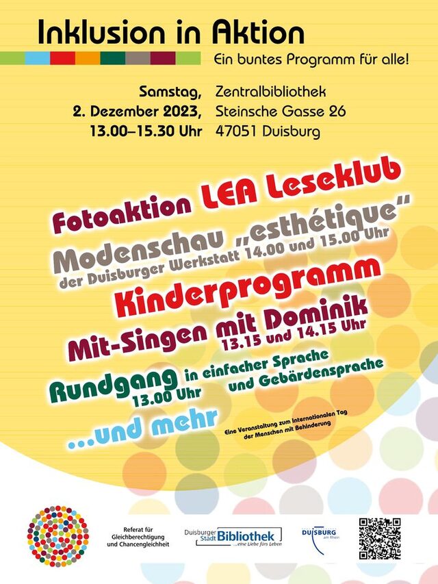 Plakat zum 2. Dezember 2023