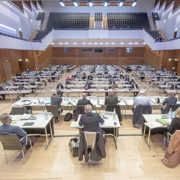 Sitzung des Rates der Stadt Duisburg am 16.11.2020 in der Mercatorhalle Duisburg