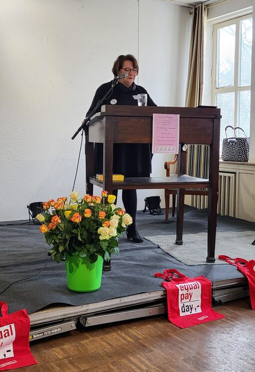 Elisabeth Koal auf dem Podium