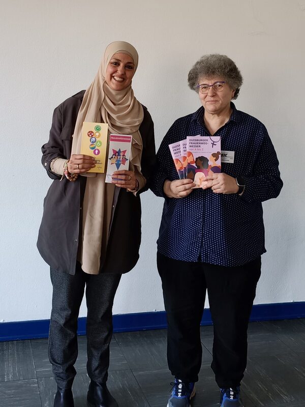 Frau Brigui und Frau Meinhold