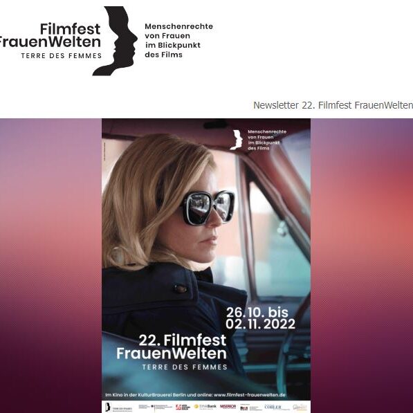 Plakat 22. Filmfestival FrauenWelten