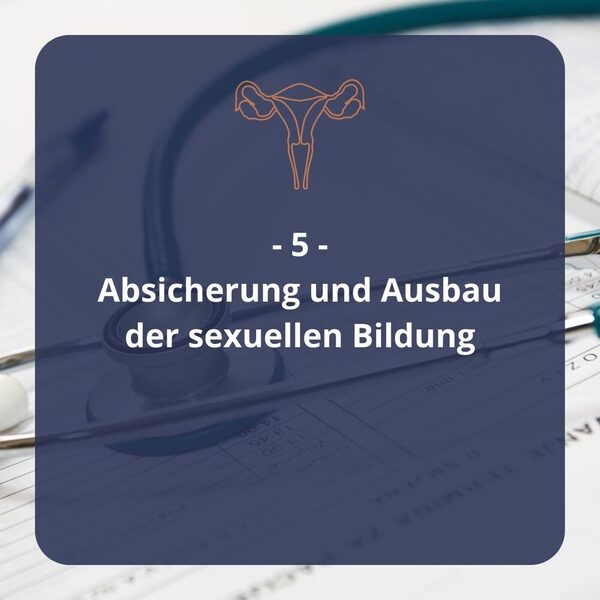 Eine der 8 Forderungen