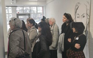 Gemeinsam bei der Führung