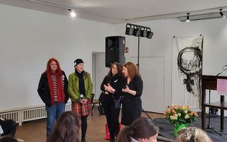 von links: D. Freer, M. Houba-Hausherr, P. Müller, C. Schäfer