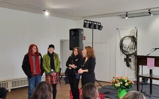 von links: Doris Freer, Mauga Houba-Hausherr, Petra Müller, Claudia Schäfer