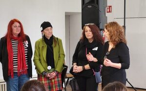 von links: Doris Freer, Mauga Houba-Hausherr, Petra Müller, Claudia Schäfer